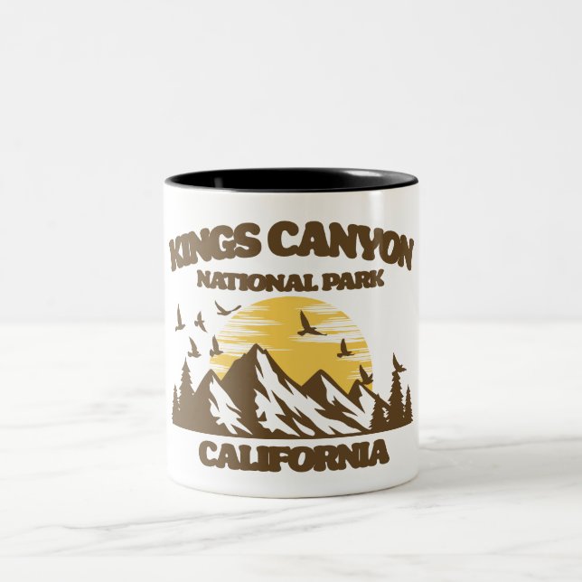Caneca De Café Em Dois Tons Parque Nacional do Kings Canyon (Centro)