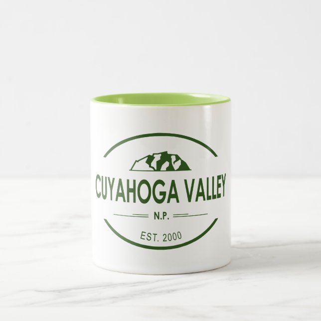 Caneca De Café Em Dois Tons Parque nacional do vale de Cuyahoga (Centro)
