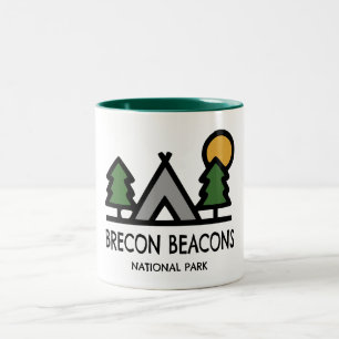 Caneca De Café Em Dois Tons Parque Nacional dos Beacons Brecon