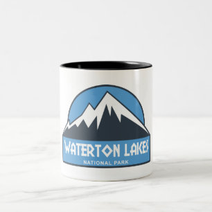 Caneca De Café Em Dois Tons Parque Nacional dos Lagos Waterton