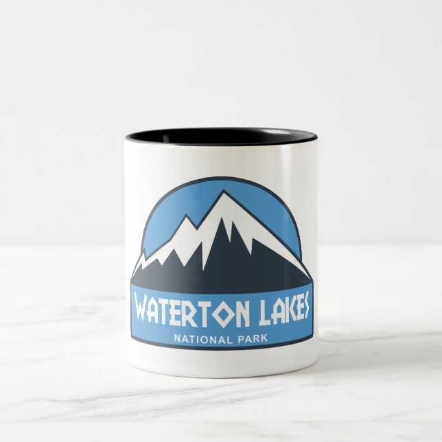 Caneca De Café Em Dois Tons Parque Nacional dos Lagos Waterton (Centro)