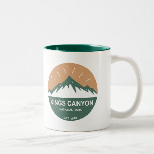 Caneca De Café Em Dois Tons Parque nacional dos reis Garganta