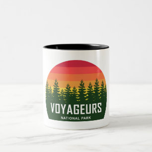 Caneca De Café Em Dois Tons Parque Nacional dos Voyageurs