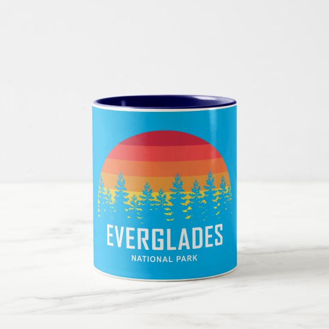 Caneca De Café Em Dois Tons Parque Nacional Everglades (Centro)
