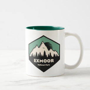 Caneca De Café Em Dois Tons Parque Nacional Exmoor