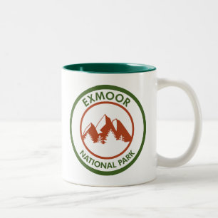 Caneca De Café Em Dois Tons Parque Nacional Exmoor