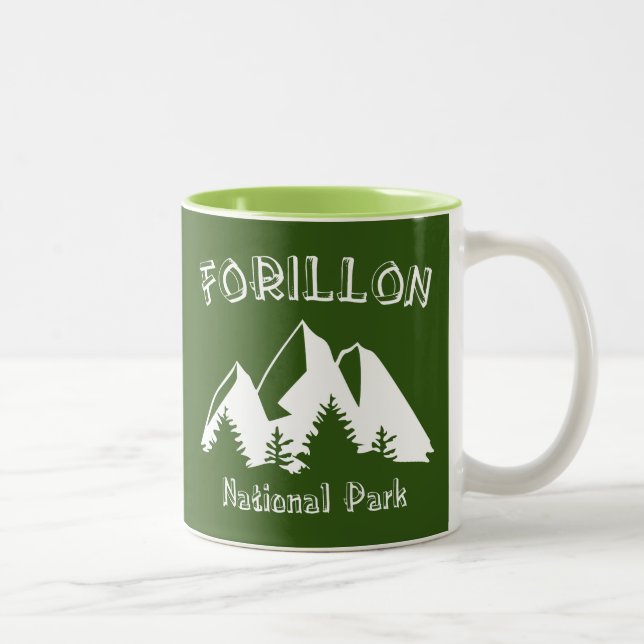 Caneca De Café Em Dois Tons Parque Nacional Forillon (Direita)