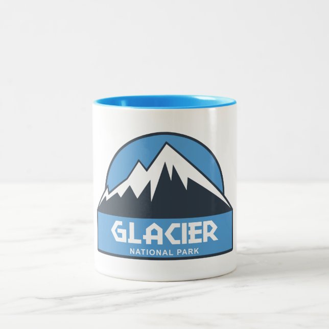 Caneca De Café Em Dois Tons Parque Nacional Glacier (Centro)