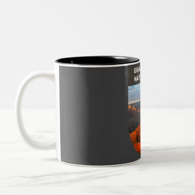 Caneca De Café Em Dois Tons Parque Nacional Grand Canyon (Esquerda)