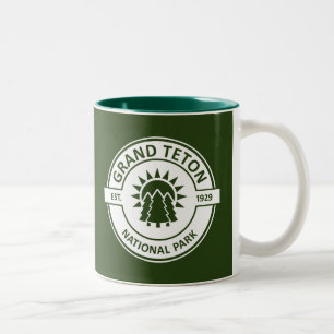 Caneca De Café Em Dois Tons Parque Nacional Grand Teton
