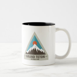 Caneca De Café Em Dois Tons Parque nacional grande de Teton