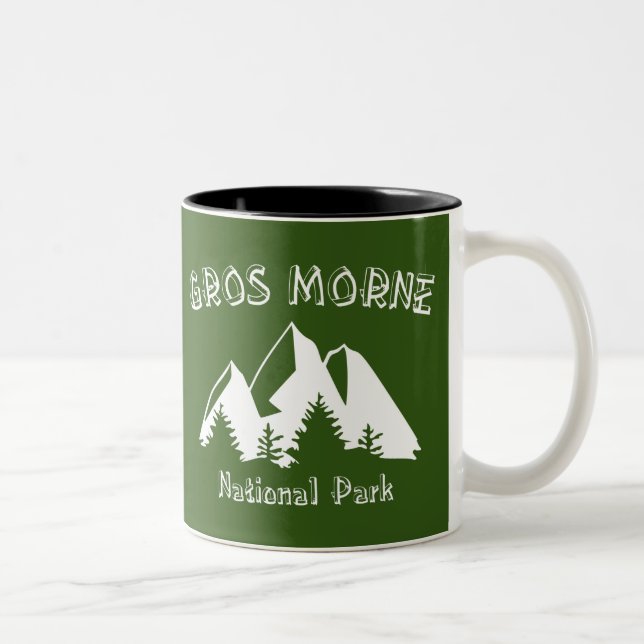 Caneca De Café Em Dois Tons Parque Nacional Gros Morne (Direita)