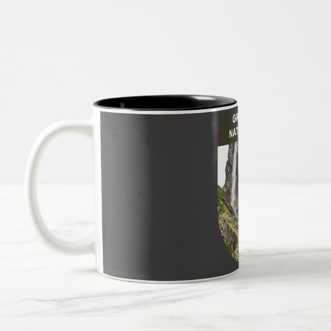 Caneca De Café Em Dois Tons Parque Nacional Gros Morne (Esquerda)