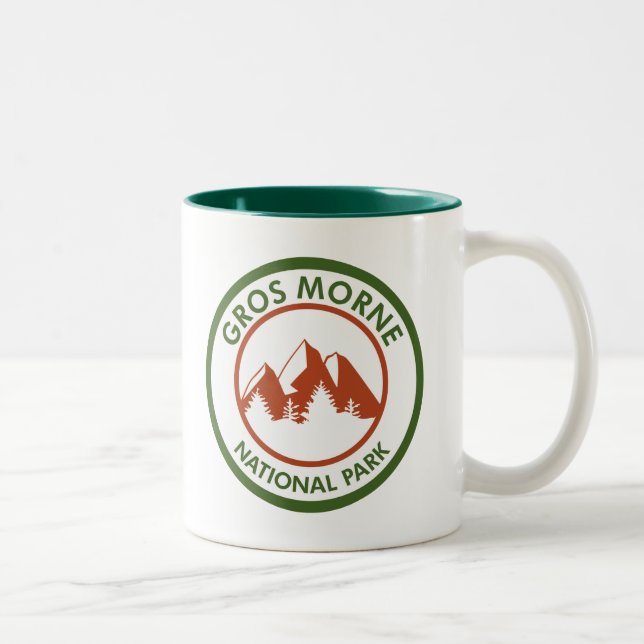 Caneca De Café Em Dois Tons Parque Nacional Gros Morne (Direita)