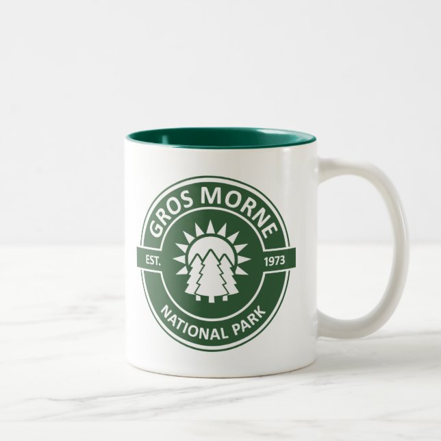 Caneca De Café Em Dois Tons Parque Nacional Gros Morne (Direita)