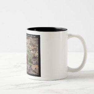 Caneca De Café Em Dois Tons Parque Nacional Hot Springs, AR - Trilha Honeysuck