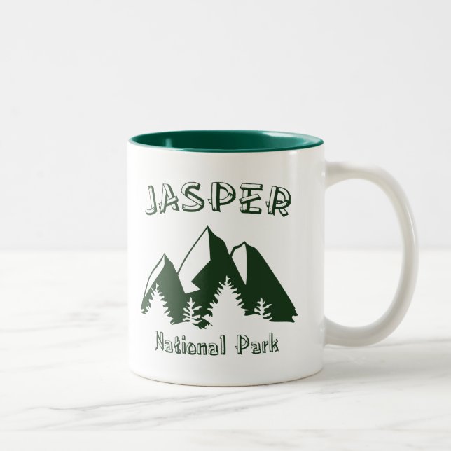 Caneca De Café Em Dois Tons Parque Nacional Jasper (Direita)