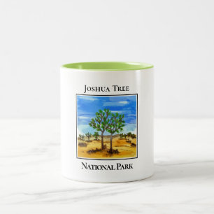 Caneca De Café Em Dois Tons Parque Nacional Joshua Tree