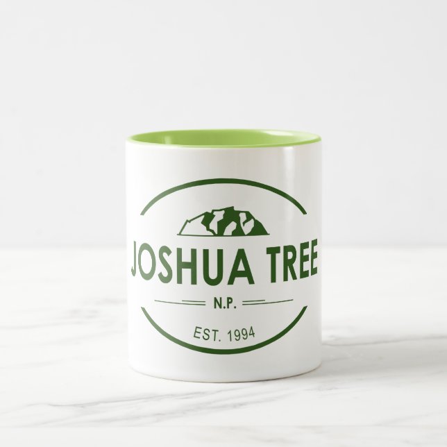 Caneca De Café Em Dois Tons Parque Nacional Joshua Tree (Centro)