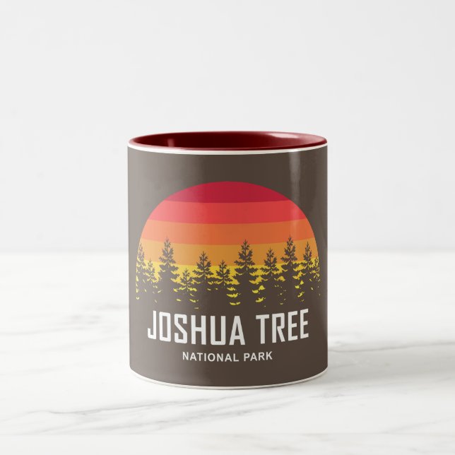 Caneca De Café Em Dois Tons Parque Nacional Joshua Tree (Centro)