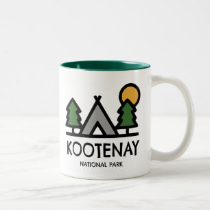 Caneca De Café Em Dois Tons Parque Nacional Kootenay