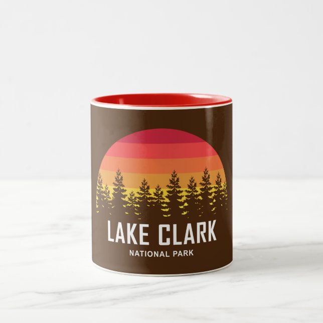 Caneca De Café Em Dois Tons Parque Nacional Lake Clark (Centro)