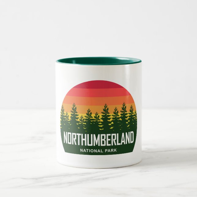 Caneca De Café Em Dois Tons Parque Nacional Northumberland (Centro)