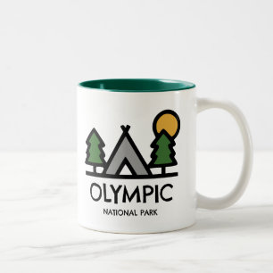 Caneca De Café Em Dois Tons Parque Nacional Olimpiadas