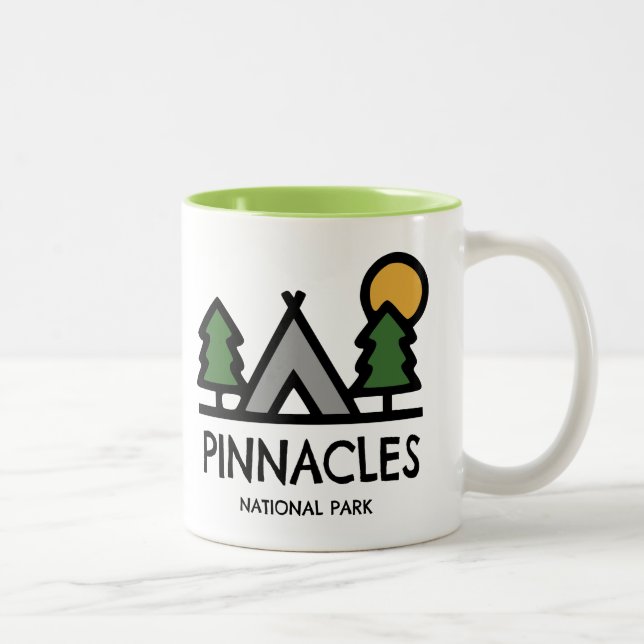 Caneca De Café Em Dois Tons Parque Nacional Pinnacle (Direita)