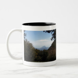 Caneca De Café Em Dois Tons Parque Nacional Pollino aquarela