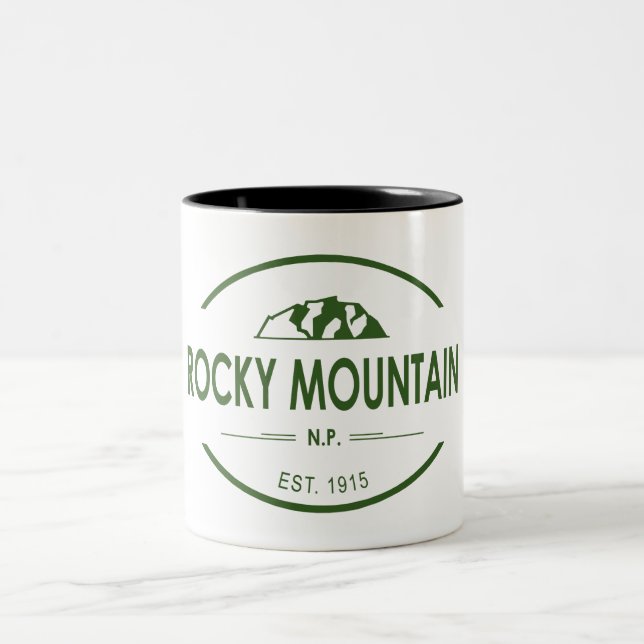 Caneca De Café Em Dois Tons Parque Nacional Rocky Mountain (Centro)