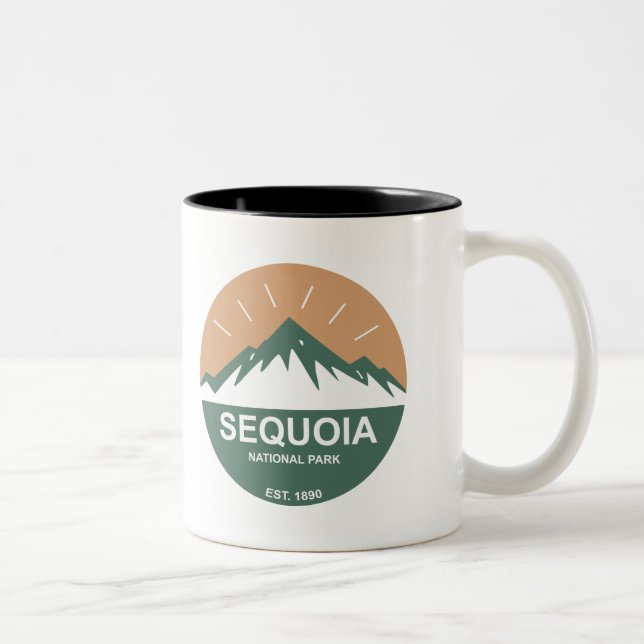 Caneca De Café Em Dois Tons Parque Nacional Sequoia (Direita)