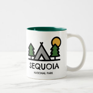 Caneca De Café Em Dois Tons Parque Nacional Sequoia