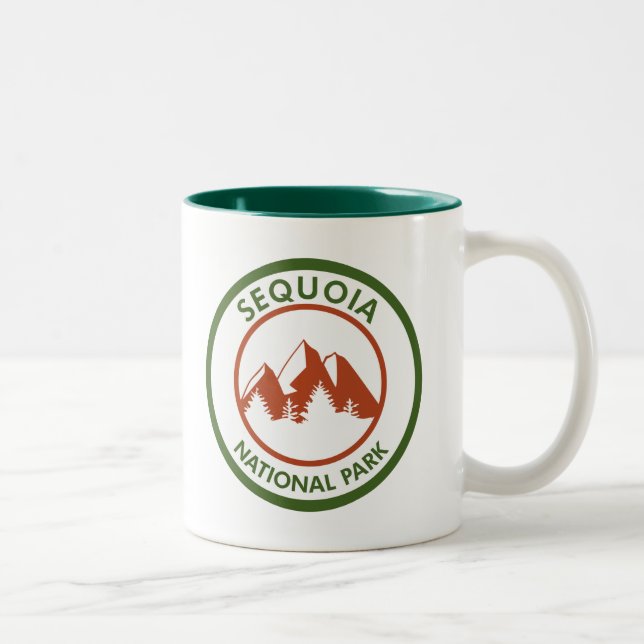 Caneca De Café Em Dois Tons Parque Nacional Sequoia (Direita)