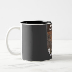 Caneca De Café Em Dois Tons Parque Nacional Shenandoah - Whiteoak Falls - Virg