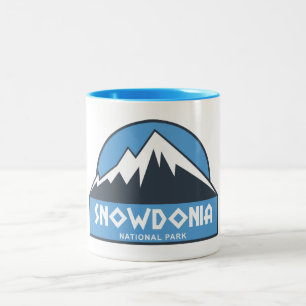 Caneca De Café Em Dois Tons Parque Nacional Snowdonia