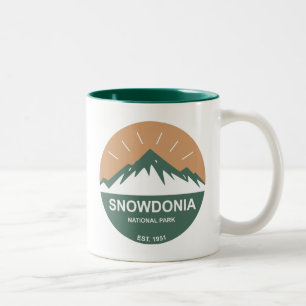 Caneca De Café Em Dois Tons Parque Nacional Snowdonia