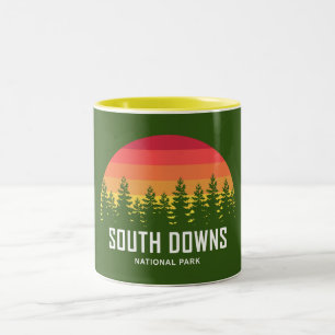 Caneca De Café Em Dois Tons Parque Nacional South Downs