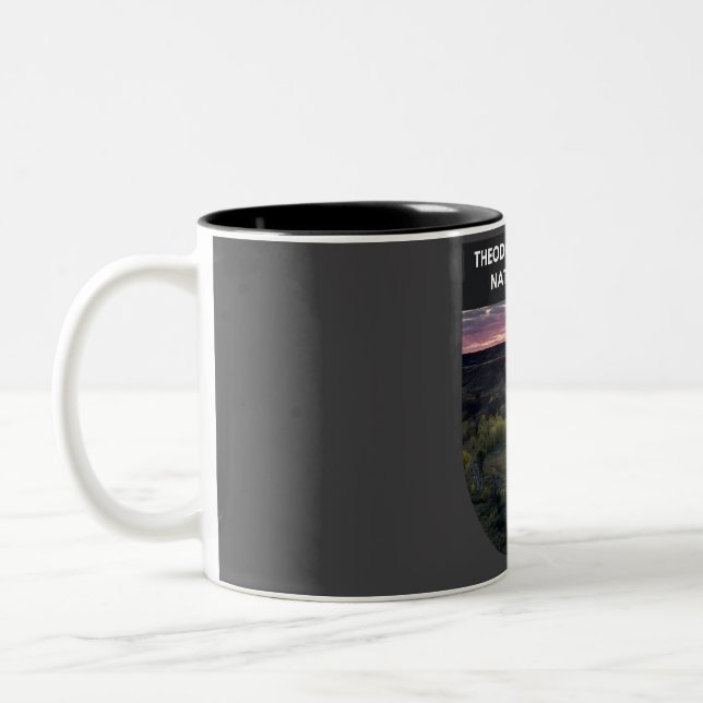 Caneca De Café Em Dois Tons Parque Nacional Theodore Roosevelt (Esquerda)
