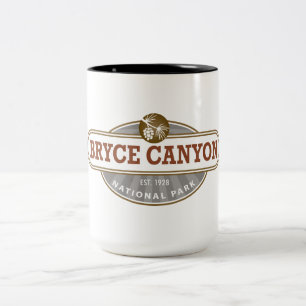 Caneca De Café Em Dois Tons Parque nacional Utá da garganta de Bryce