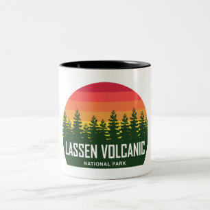 Caneca De Café Em Dois Tons Parque Nacional Vulcânico de Lassen
