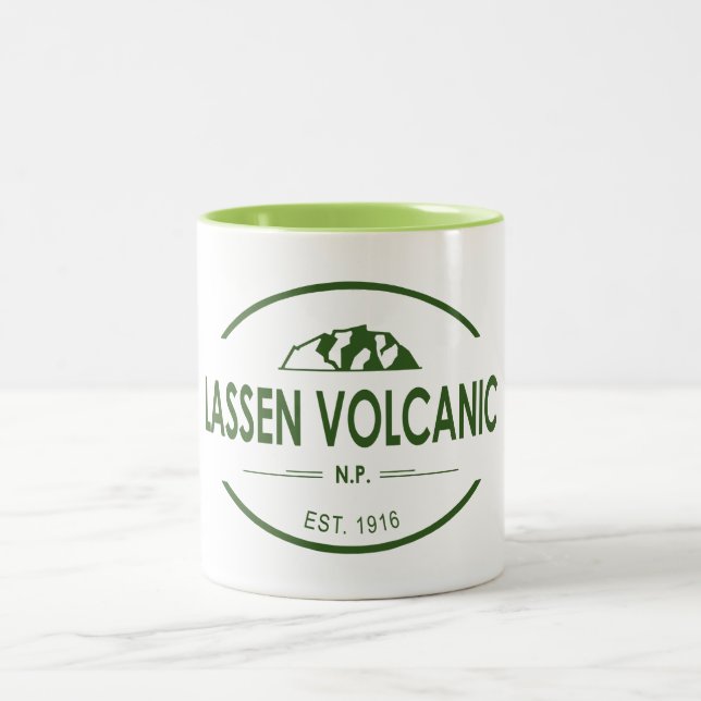Caneca De Café Em Dois Tons Parque Nacional Vulcânico Lassen (Centro)