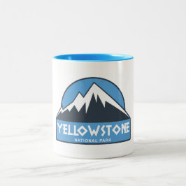 Caneca De Café Em Dois Tons Parque Nacional Yellowstone