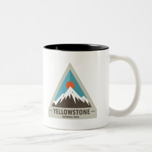 Caneca De Café Em Dois Tons Parque Nacional Yellowstone