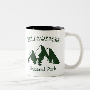 Caneca De Café Em Dois Tons Parque Nacional Yellowstone