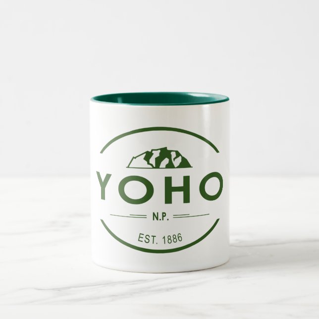 Caneca De Café Em Dois Tons Parque Nacional Yoho (Centro)