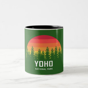Caneca De Café Em Dois Tons Parque Nacional Yoho