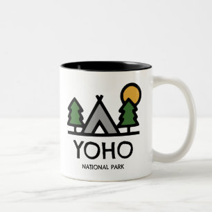 Caneca De Café Em Dois Tons Parque Nacional Yoho