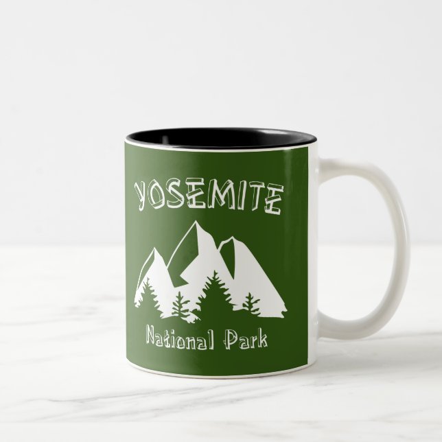 Caneca De Café Em Dois Tons Parque Nacional Yosemite (Direita)