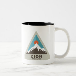 Caneca De Café Em Dois Tons Parque Nacional Zion